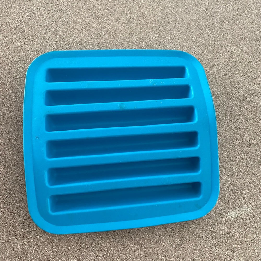 Blue Silicone Ice Cube Tray